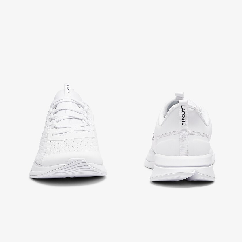 Sapatilhas Branco Feminino Lacoste Run Spin Textile CM2-28352P6