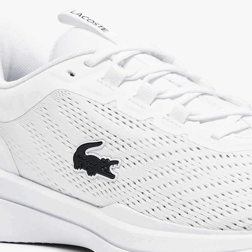 Sapatilhas Branco Masculino Lacoste Run Spin Textile OT1-01290X8