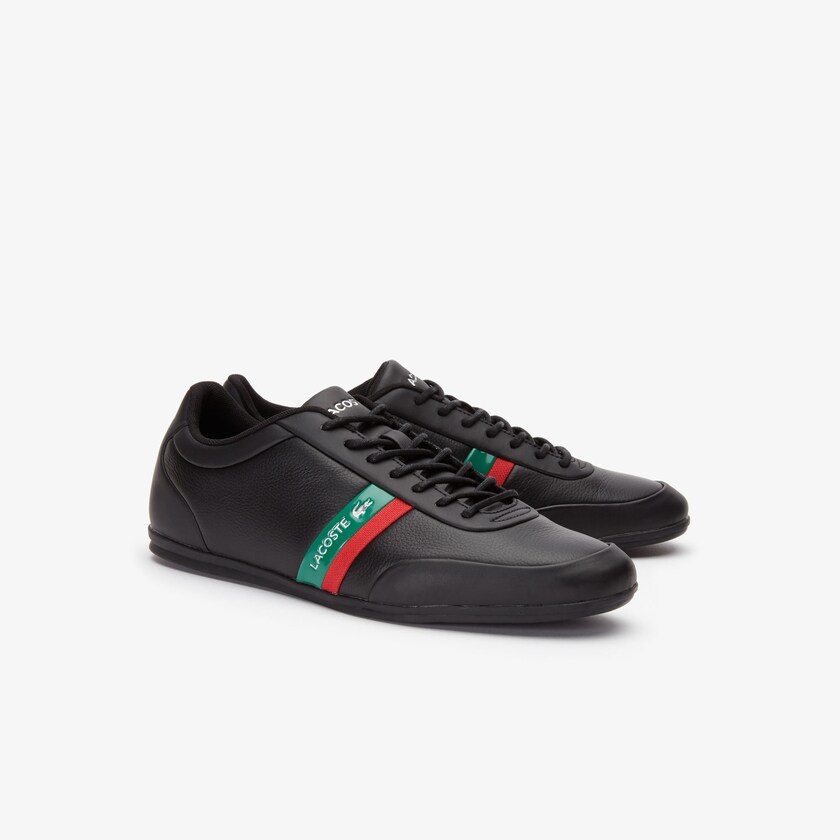 Sapatilhas Pretas Verdes Masculino Lacoste Storda Sneaker HP7-42304Z9