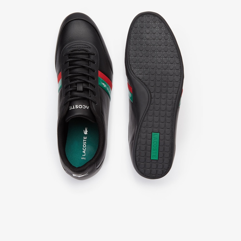 Sapatilhas Pretas Verdes Masculino Lacoste Storda Sneaker HP7-42304Z9