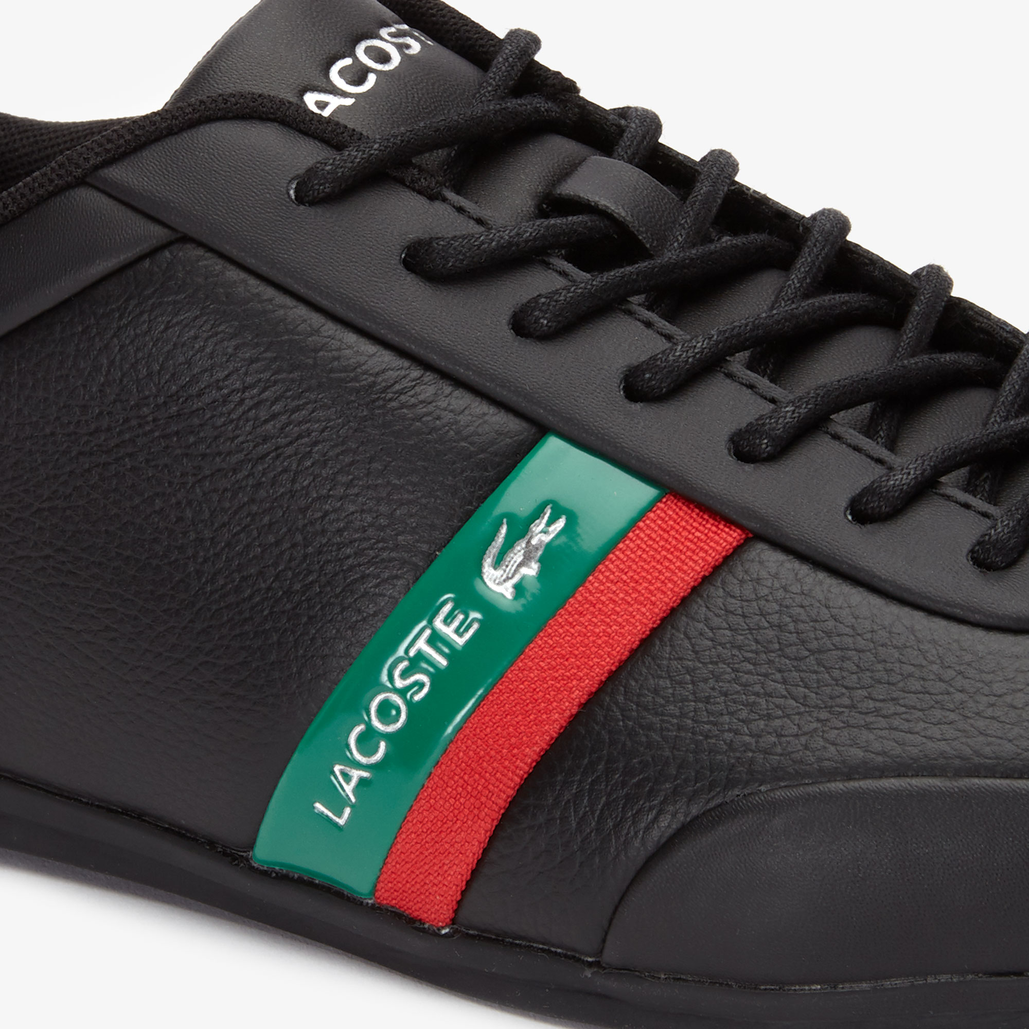 Sapatilhas Pretas Verdes Masculino Lacoste Storda Sneaker HP7-42304Z9