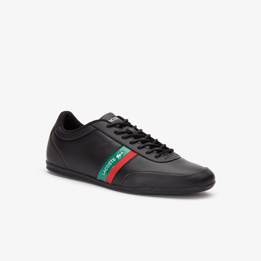 Sapatilhas Pretas Verdes Masculino Lacoste Storda Sneaker HP7-42304Z9