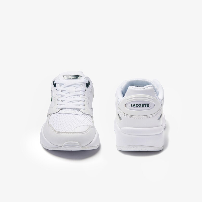 Sapatilhas Branco Feminino Lacoste Storm 96 LO Textile and Leather OS2-98679I8
