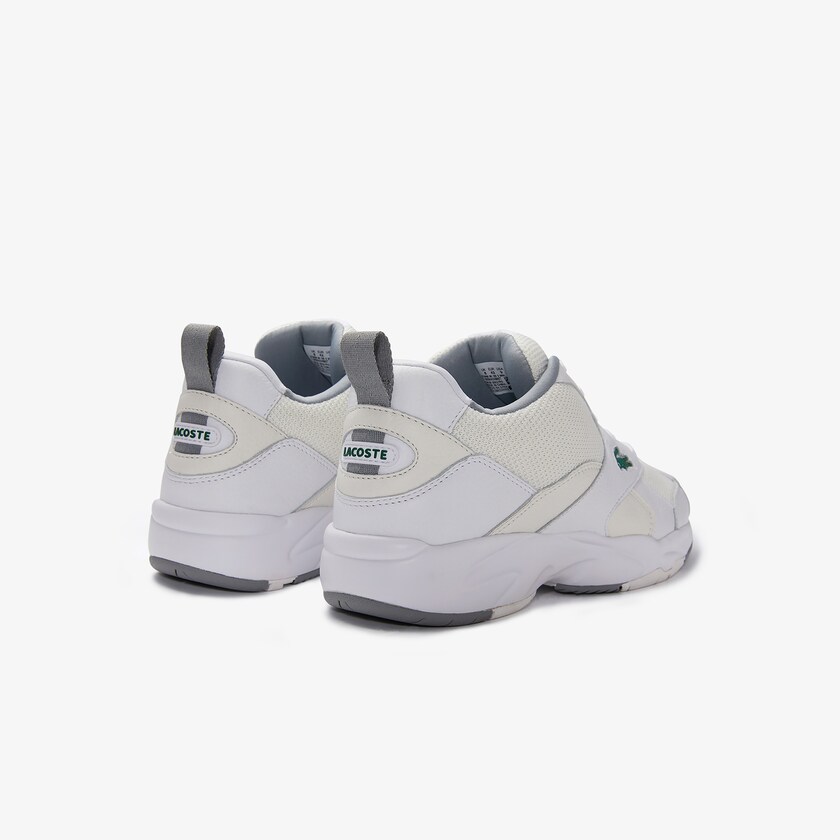 Sapatilhas Branco Branco Masculino Lacoste Storm 96 Leather and Textile ZE5-94059N2
