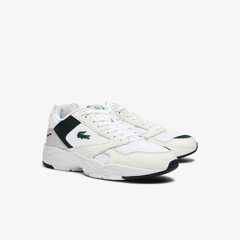 Sapatilhas Branco Masculino Lacoste Storm 96 Lo Mesh Colour-Pop GV7-84638U1