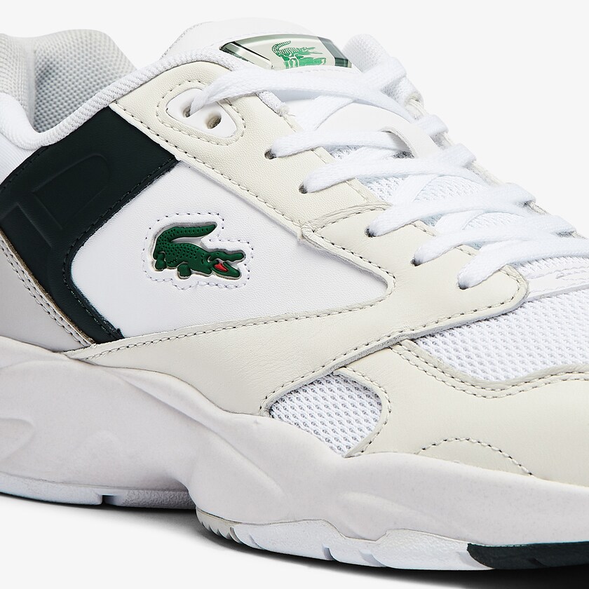 Sapatilhas Branco Masculino Lacoste Storm 96 Lo Mesh Colour-Pop GV7-84638U1