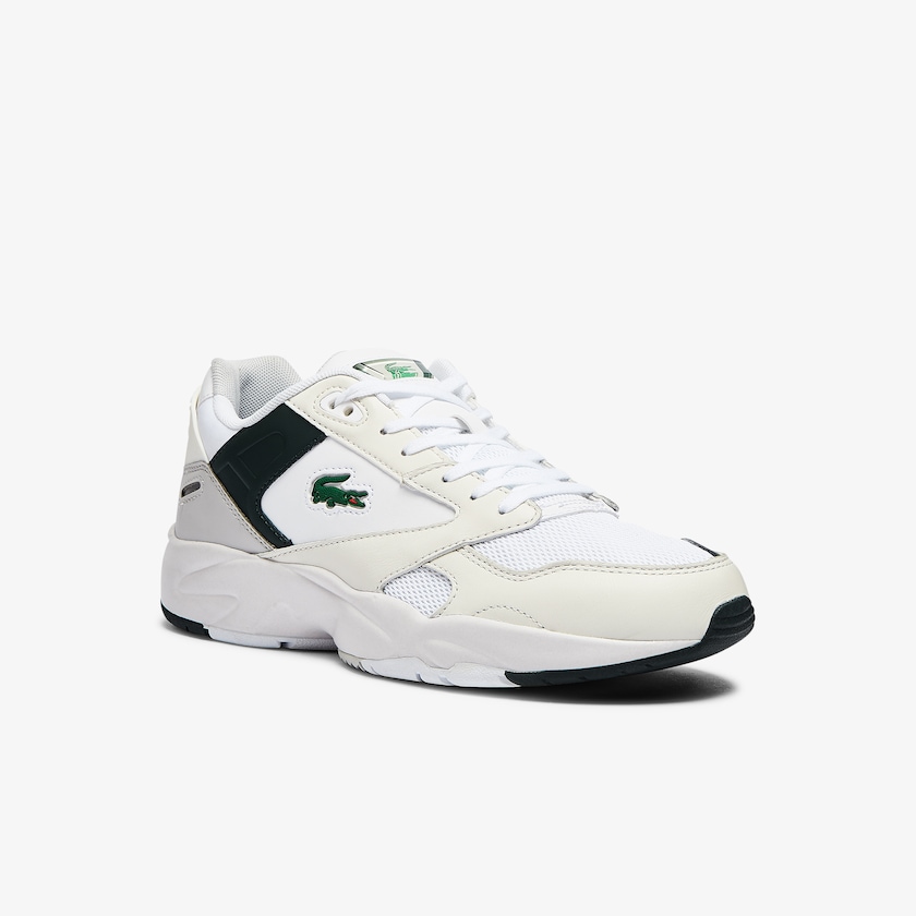 Sapatilhas Branco Masculino Lacoste Storm 96 Lo Mesh Colour-Pop GV7-84638U1