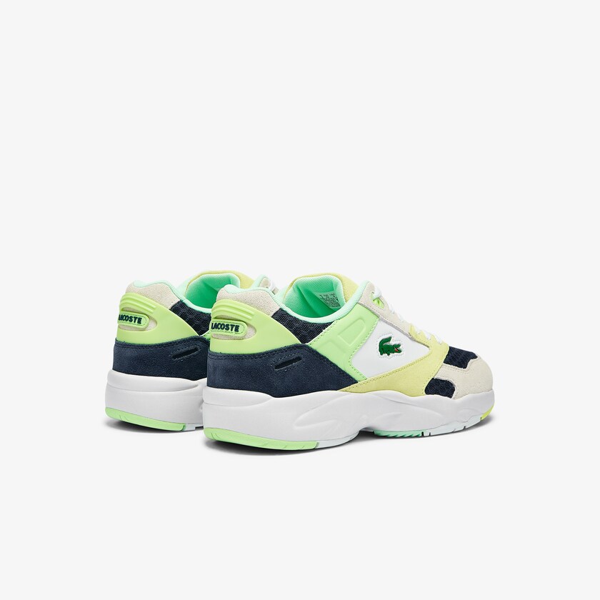 Sapatilhas Azuis Escuro Luz Azuis Masculino Lacoste Storm 96 Lo Suede and Mesh MP3-12791I0