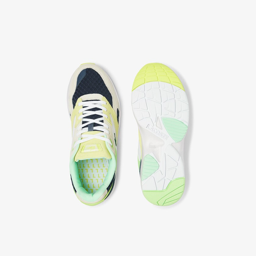 Sapatilhas Azuis Escuro Luz Azuis Masculino Lacoste Storm 96 Lo Suede and Mesh MP3-12791I0
