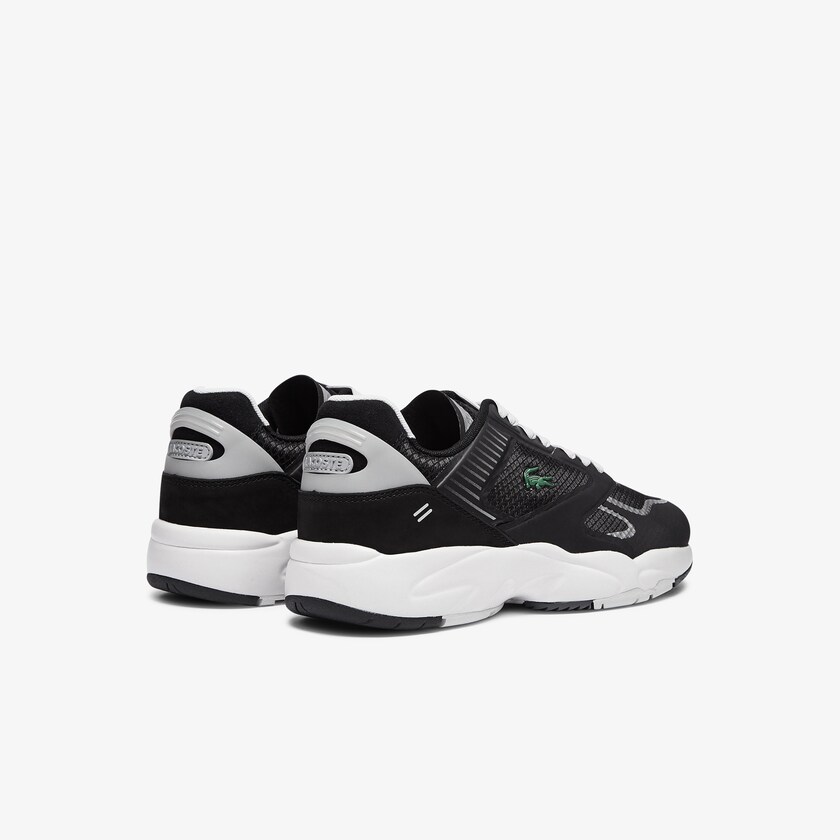 Sapatilhas Pretas Luz Cinzentas Masculino Lacoste Storm 96 Nano Textile AH4-21102Y9