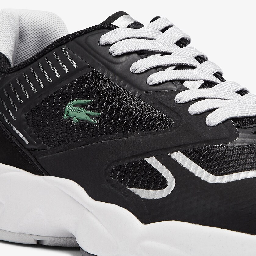 Sapatilhas Pretas Luz Cinzentas Masculino Lacoste Storm 96 Nano Textile AH4-21102Y9