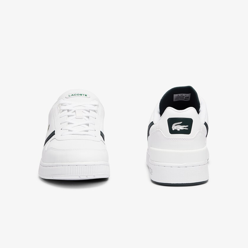 Sapatilhas Branco Masculino Lacoste T-Clip Leather YM0-47204O1