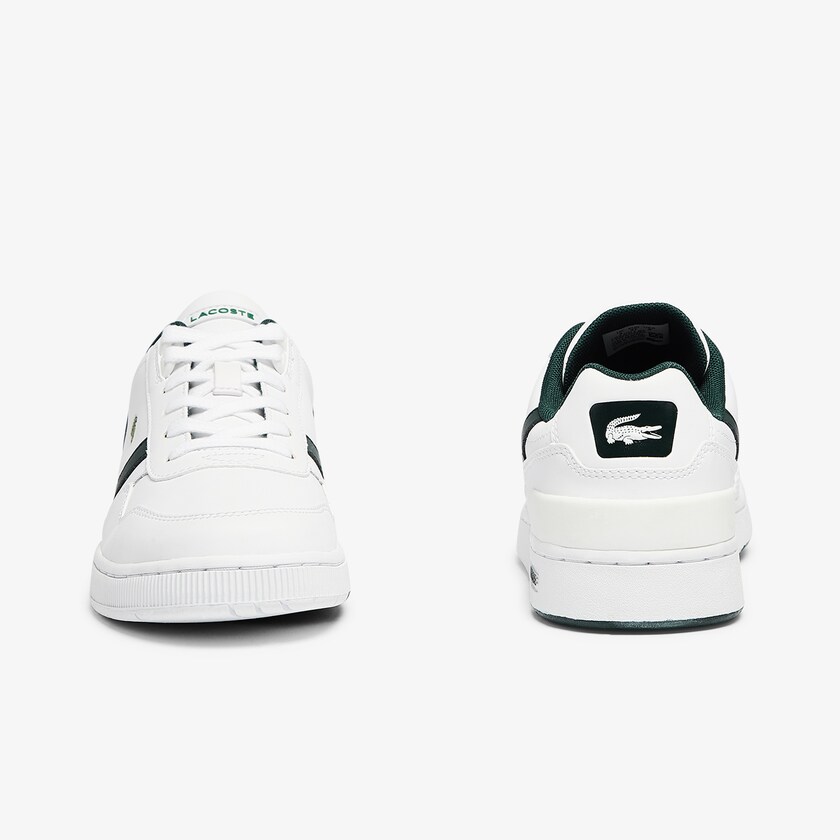 Sapatilhas Branco Feminino Lacoste T-Clip Leather and Synthetic Perforated MG2-20912M0