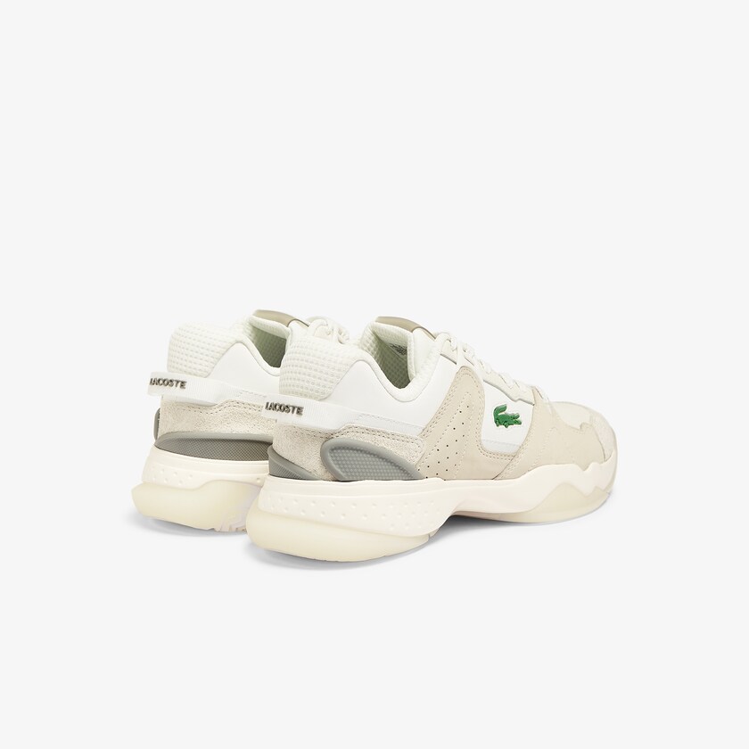 Sapatilhas Branco Branco Masculino Lacoste T-Point Leather and Suede AV4-16721Z0