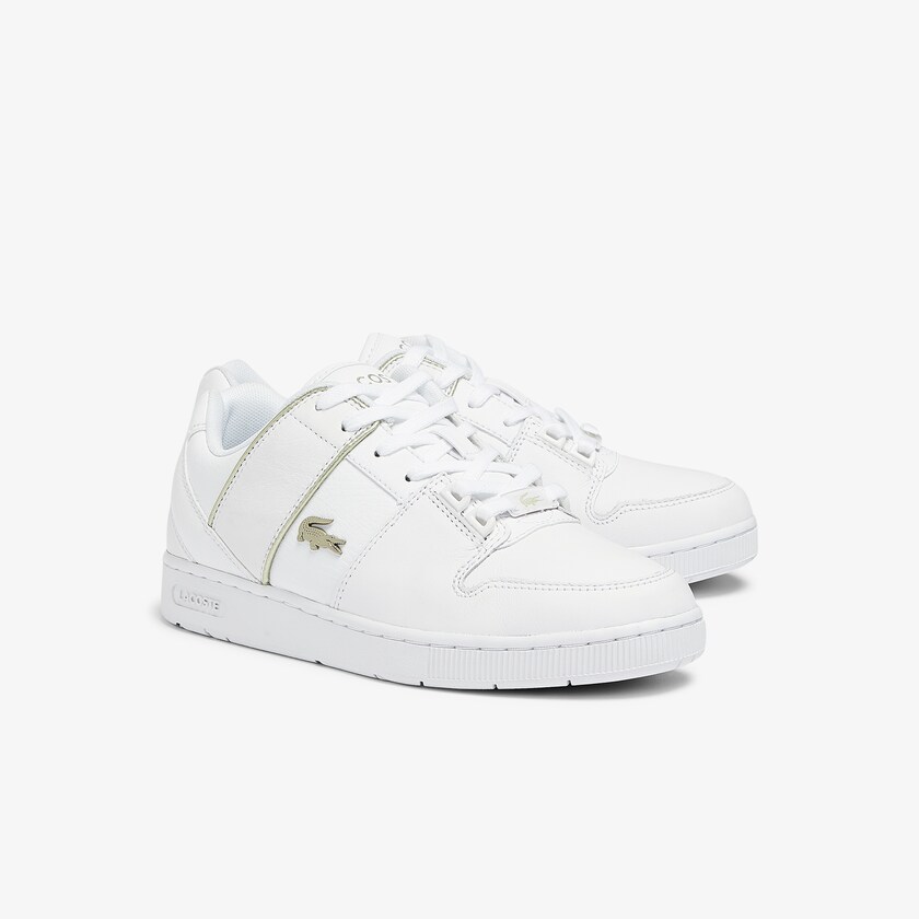 Sapatilhas Branco Feminino Lacoste Thrill Leather and Synthetic LT8-71997X9