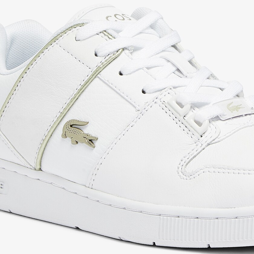 Sapatilhas Branco Feminino Lacoste Thrill Leather and Synthetic LT8-71997X9