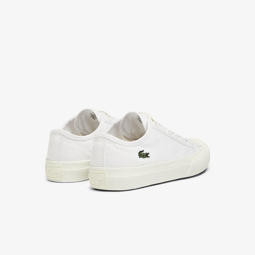 Sapatilhas Branco Branco Feminino Lacoste Topskill Canvas GM7-02920H5