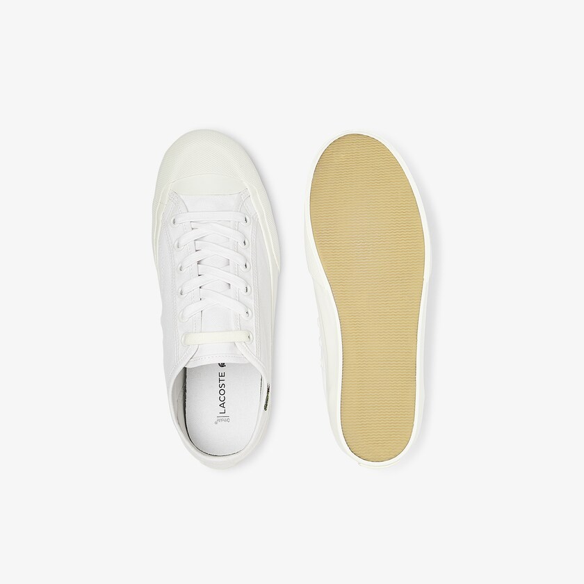 Sapatilhas Branco Branco Feminino Lacoste Topskill Canvas GM7-02920H5