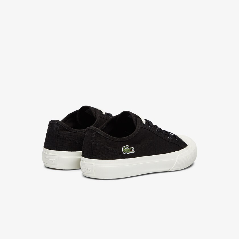Sapatilhas Pretas Cinzentas Masculino Lacoste Topskill Cotton Canvas LI0-82928D0