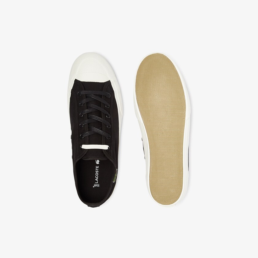 Sapatilhas Pretas Cinzentas Masculino Lacoste Topskill Cotton Canvas LI0-82928D0