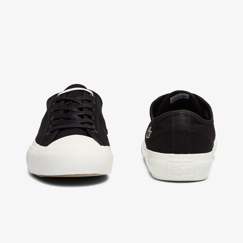 Sapatilhas Pretas Cinzentas Masculino Lacoste Topskill Cotton Canvas LI0-82928D0