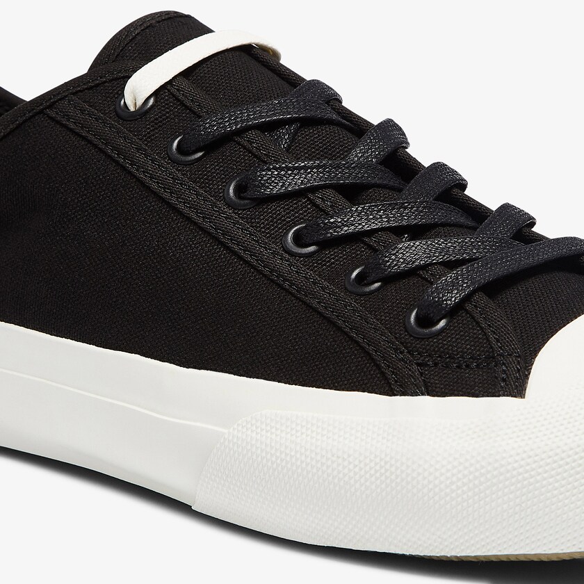 Sapatilhas Pretas Cinzentas Masculino Lacoste Topskill Cotton Canvas LI0-82928D0