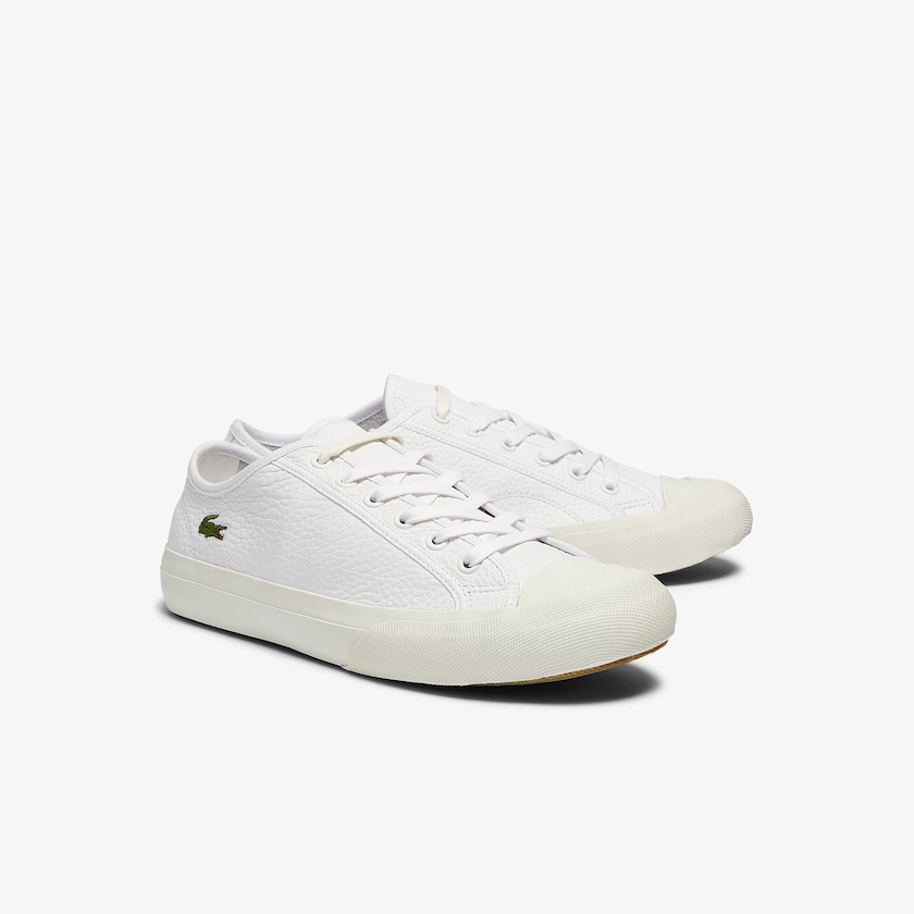 Sapatilhas Branco Cinzentas Masculino Lacoste Topskill Leather EL7-46044X1