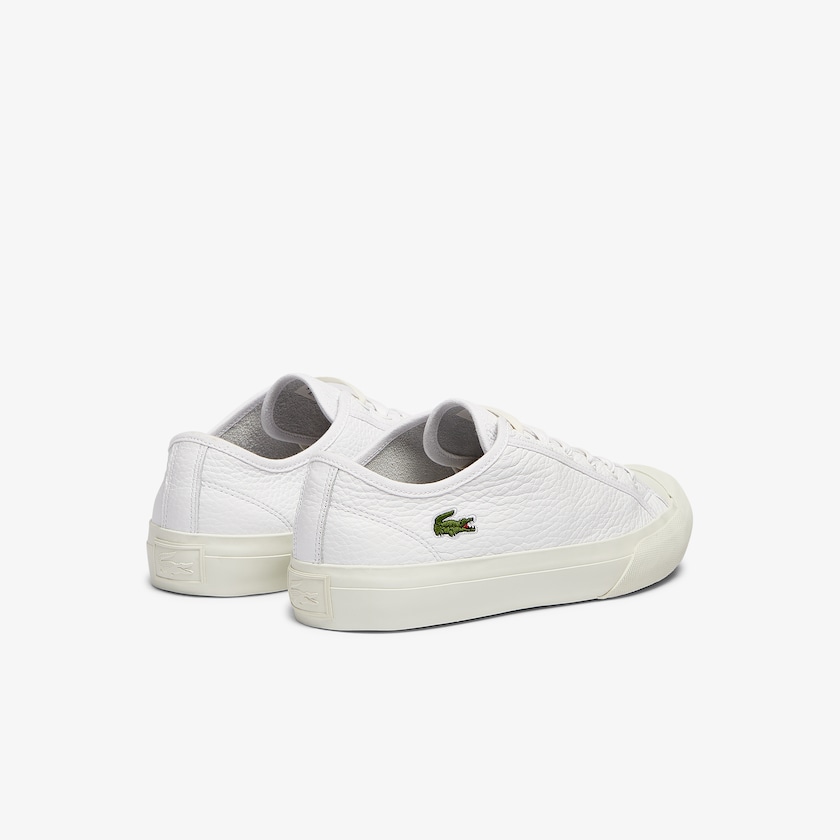 Sapatilhas Branco Cinzentas Masculino Lacoste Topskill Leather EL7-46044X1