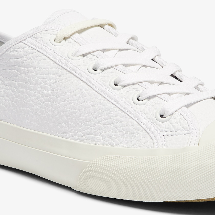 Sapatilhas Branco Cinzentas Masculino Lacoste Topskill Leather EL7-46044X1