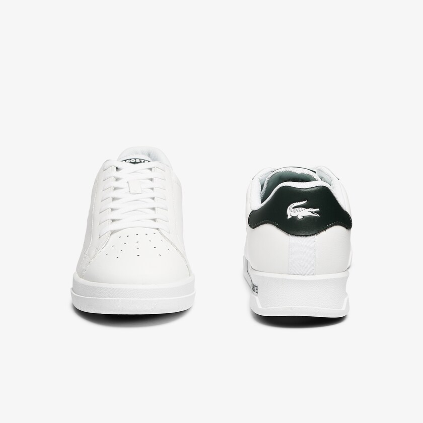 Sapatilhas Branco Masculino Lacoste Twin Serve Leather Colour-Pop QB7-13121C9