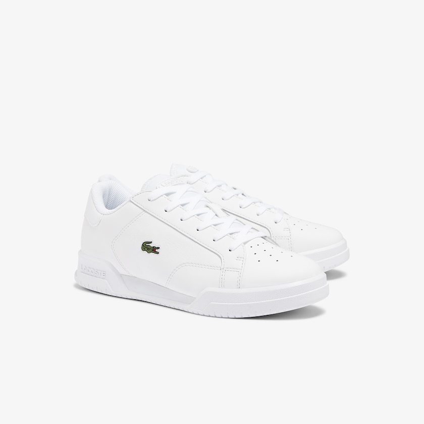 Sapatilhas Branco Feminino Lacoste Twin Serve Leather Cupsole DX2-59245W8