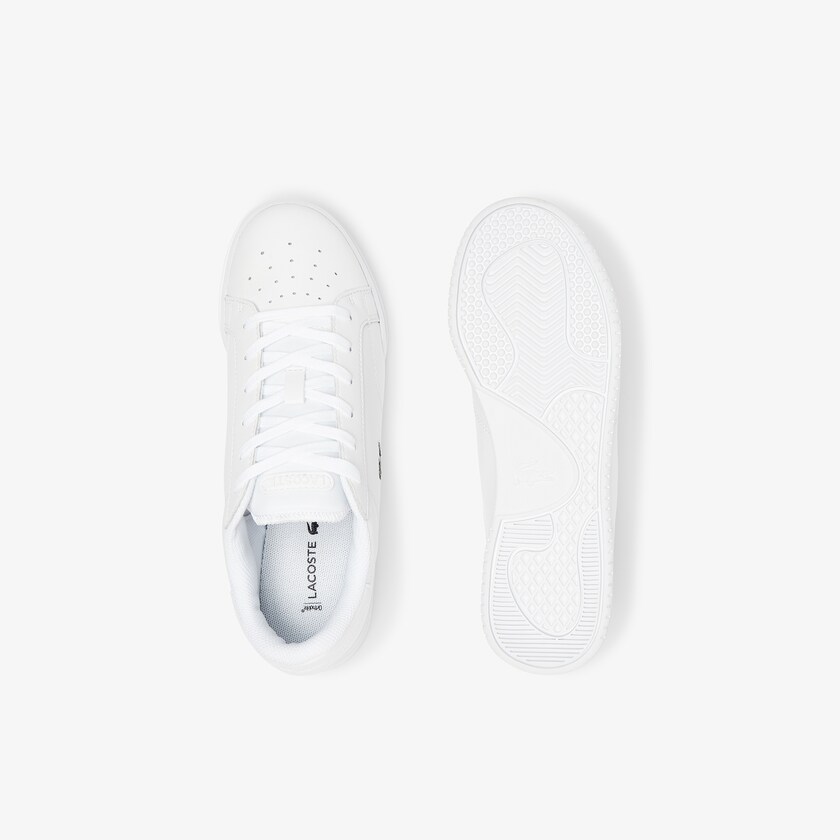Sapatilhas Branco Feminino Lacoste Twin Serve Leather Cupsole DX2-59245W8
