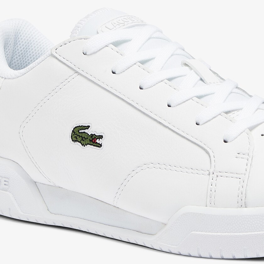 Sapatilhas Branco Feminino Lacoste Twin Serve Leather Cupsole DX2-59245W8