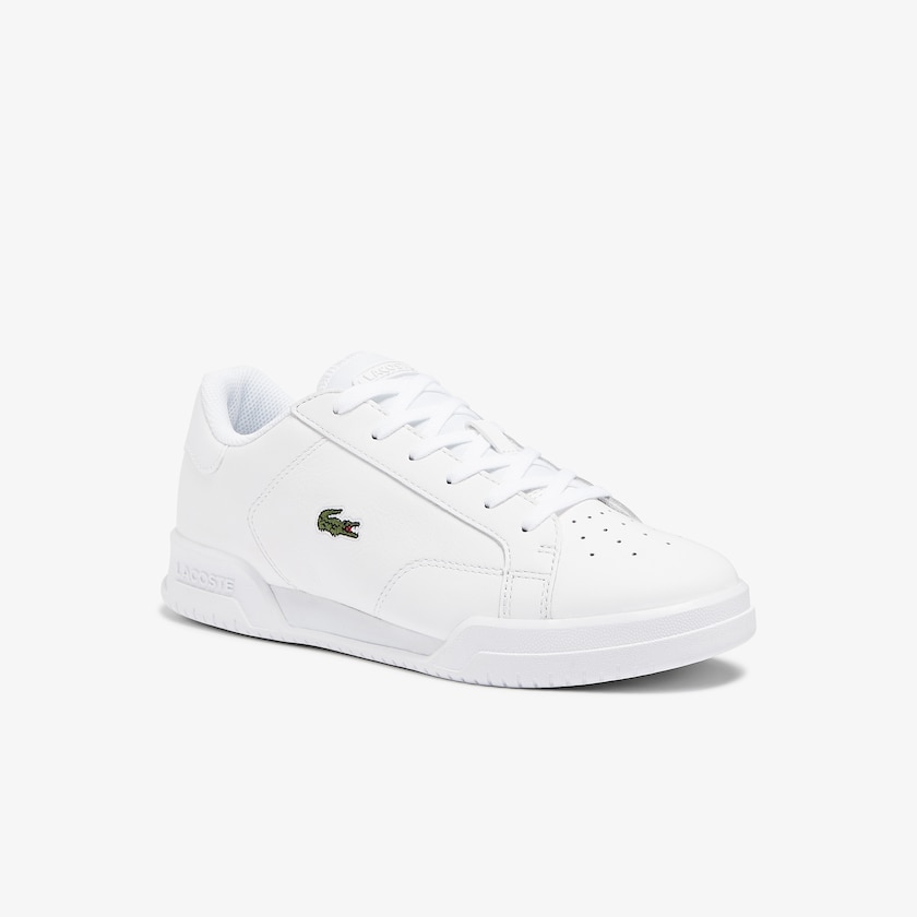 Sapatilhas Branco Feminino Lacoste Twin Serve Leather Cupsole DX2-59245W8