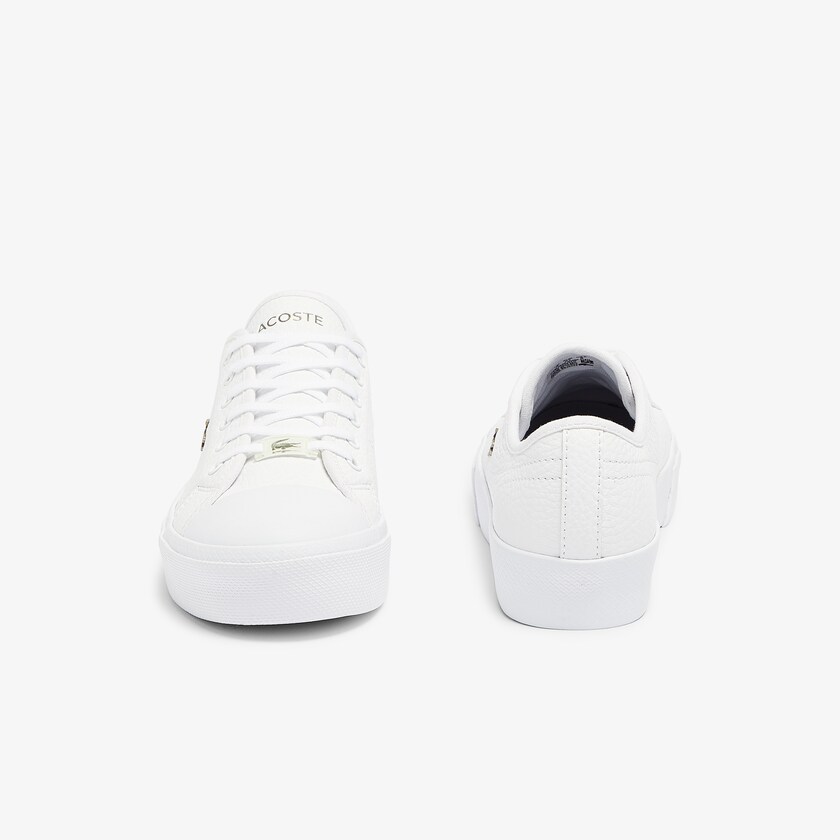 Sapatilhas Branco Branco Feminino Lacoste Ziane Plus Grand Leather NU5-00140R9