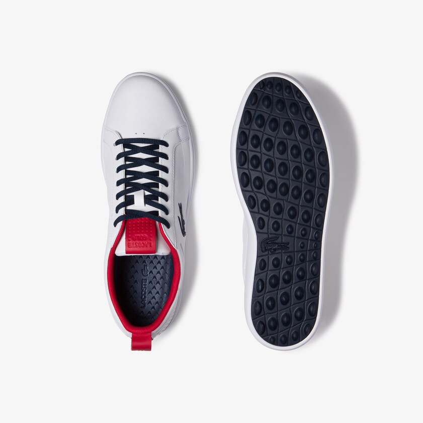 Sapatos de Golfe Branco Bege Masculino Lacoste G Elite Synthetic HX5-50465F3