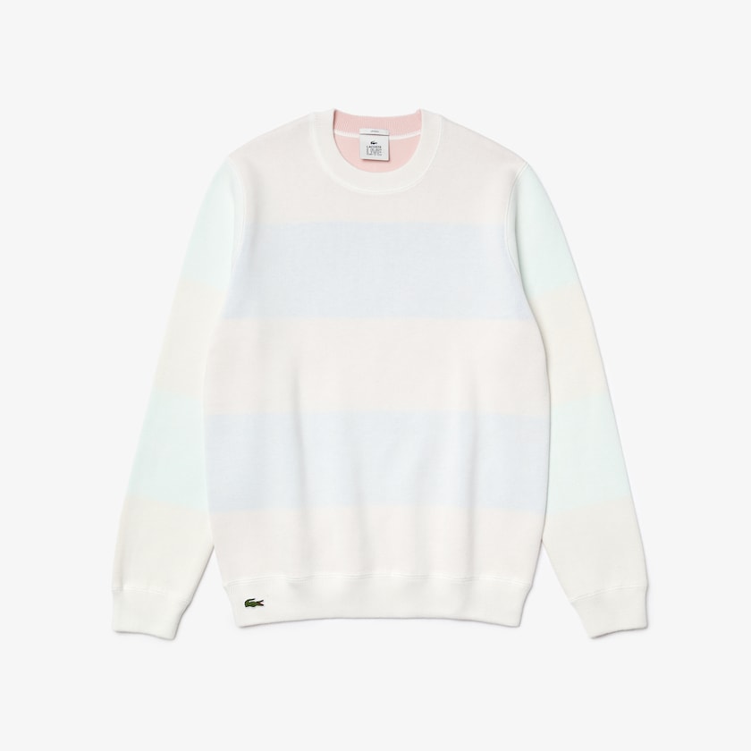 Suéteres Branco Masculino Lacoste LIVE Reversible Cotton EZ4-91079I3