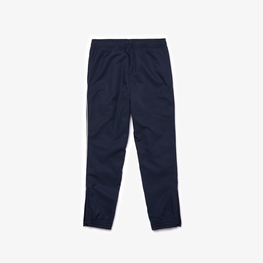 Calças De Treino Azul Marinho Azuis Branco Criança Lacoste SPORT Piped Lightweight TB4-48794C6