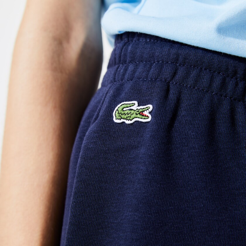 Calças De Treino Azul Marinho Azuis Feminino Lacoste SPORT Tennis Fleece MV0-48884J0
