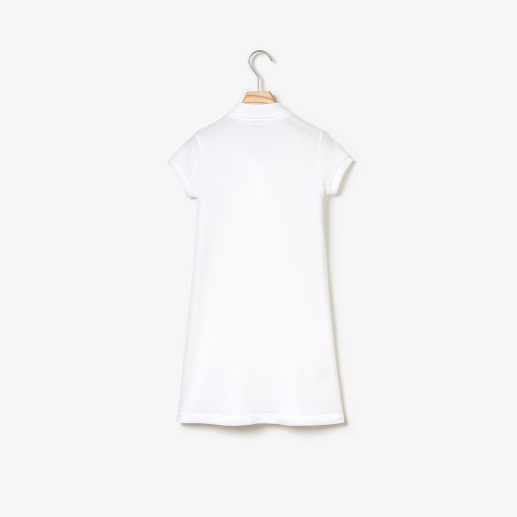 Vestido Branco Criança Lacoste Polo-Style Cotton SI2-18051K9
