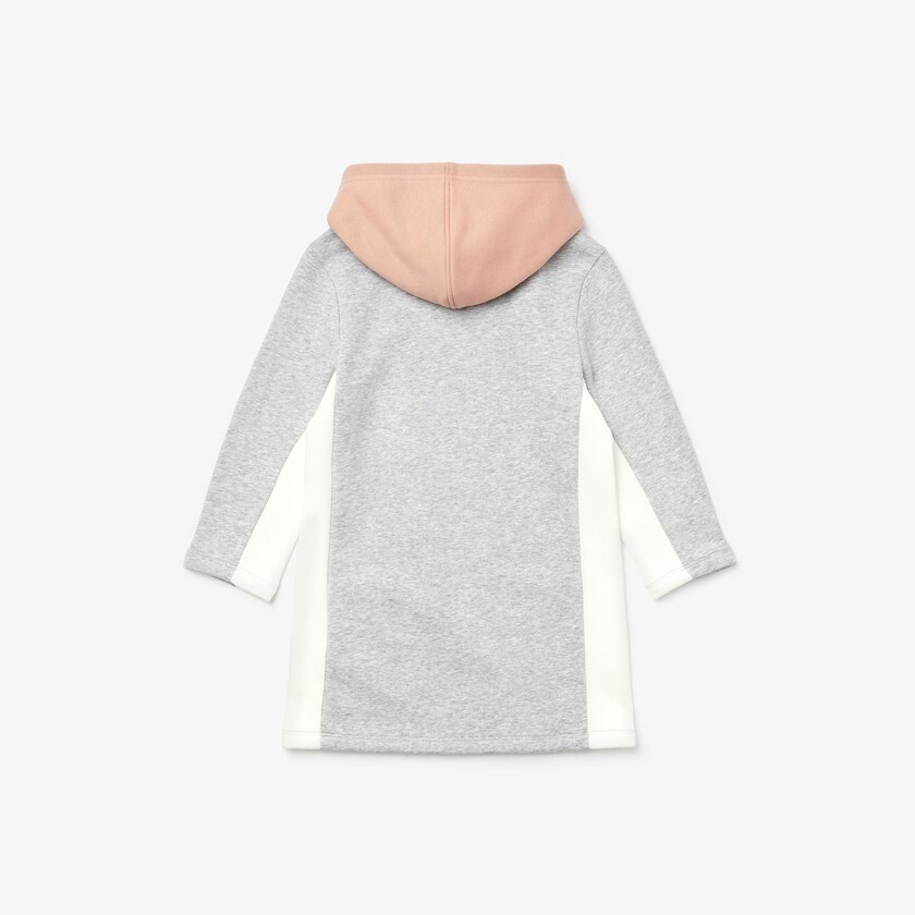 Vestido Cinzentas Rosa Branco Criança Lacoste SPORT Colorblock Fleece Sweatshirt PY5-20392Y1
