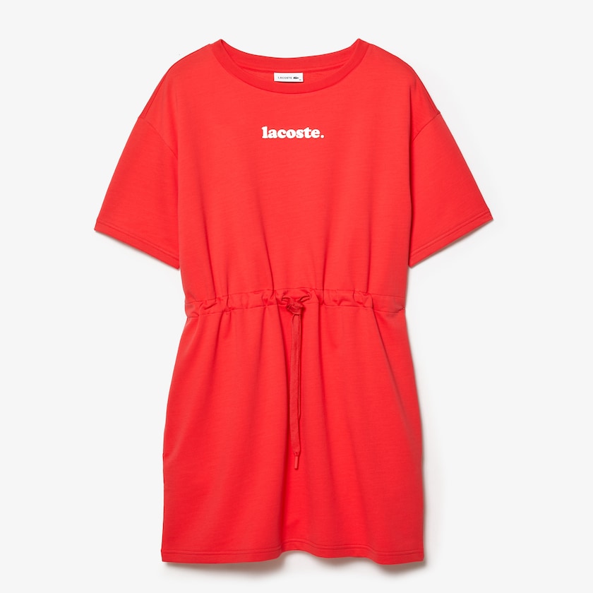 Vestido Vermelhas Feminino Lacoste Signature Cotton Fleece T-shirt RO4-71117W6
