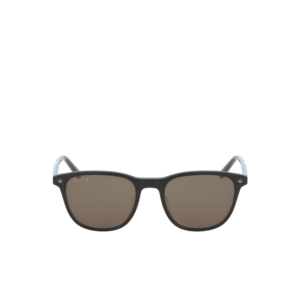 Óculos de Sol Pretas Masculino Lacoste Plastic Petit Piqué XC8-03580E7