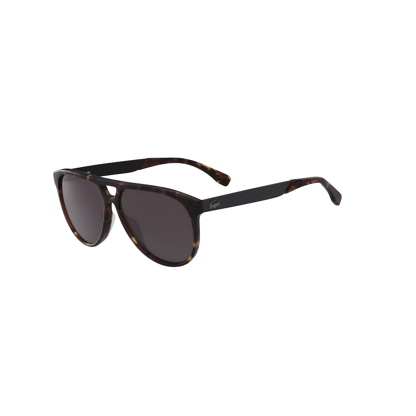 Óculos de Sol Marrom Masculino Lacoste Plastic Pilot Shape DS5-60256R5