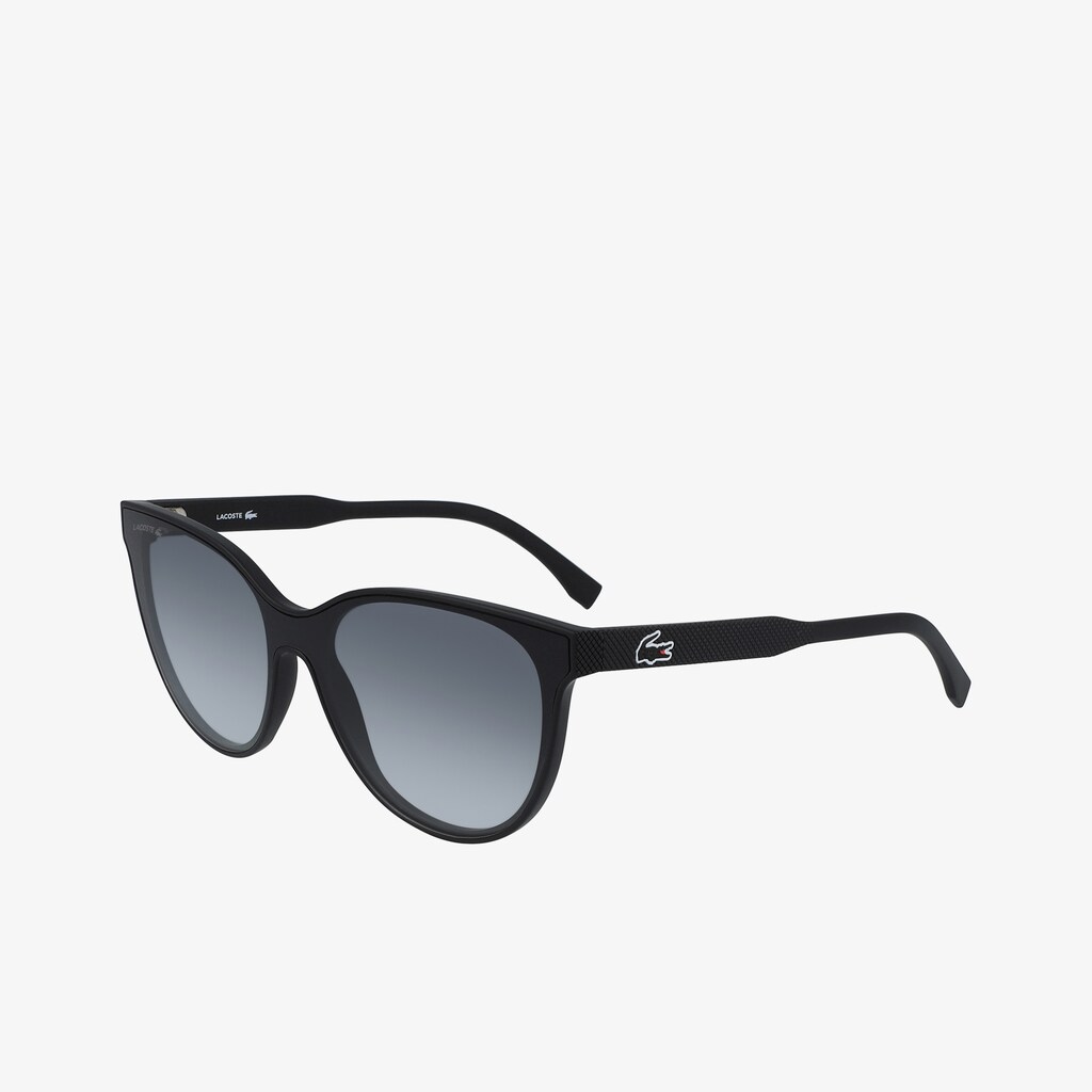 Óculos de Sol Pretas Feminino Lacoste Shield Plastic L.12.12 OD7-85658I3
